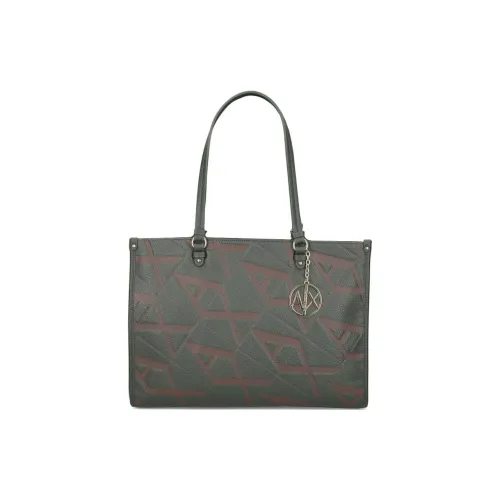 ARMANI EXCHANGEAE Полиэстер Тоут Сумка Сумка для покупок Сумка на плечо Женская Зеленая