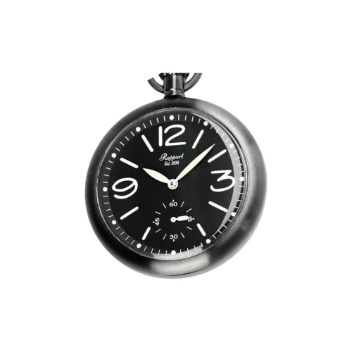 RAPPORT Механический Ручной Ручной Завод Часы Карманные 53 мм Унисекс Черные