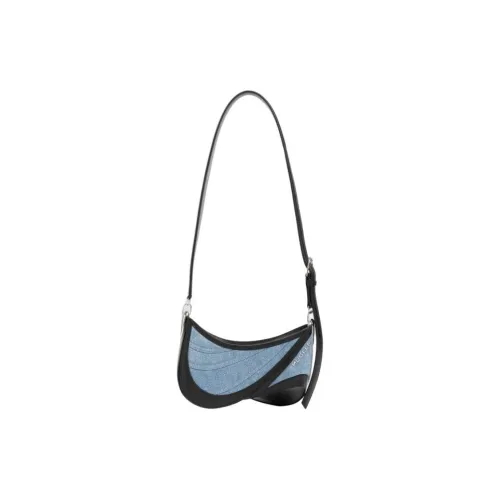 Mugler Denim Сумка через плечо Женская Черная и Синяя