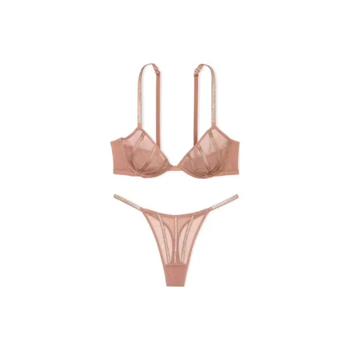 Victoria's Secret Комплект нижнего белья для женщин цвет оранжевый