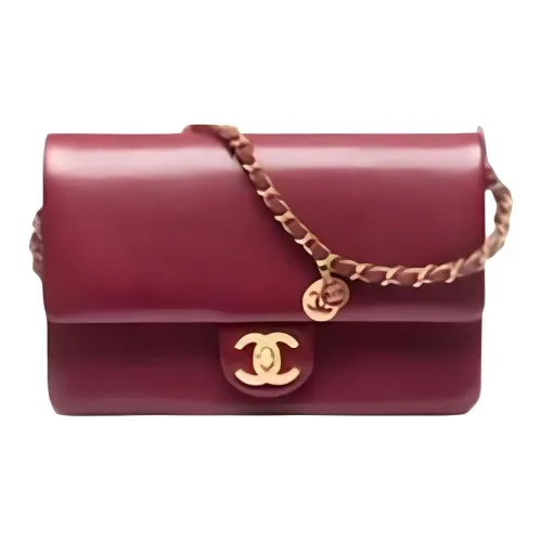 CHANEL Кожа Сумка через плечо Маленькая Женская Красная