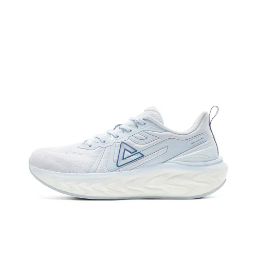 PEAK Attitude 7,0 Амортизаторы Шок Резистентность к Износу Низкий Топ Повседневные Беговые Кроссовки Женские Белые Синие