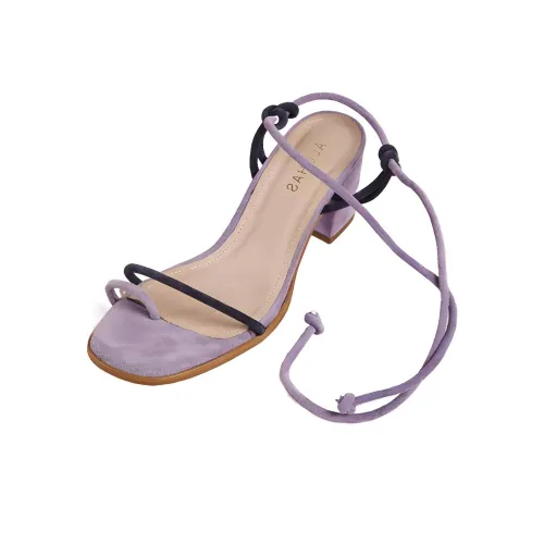 ALOHAS One Ремешок Сандалии 8 см Женские Фиолетовые
