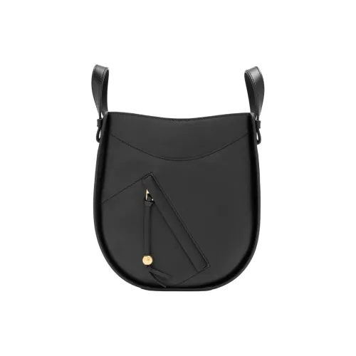 LOEWE Hammock Яркий Телячья кожа Одно плечо Сумка Женские Черный