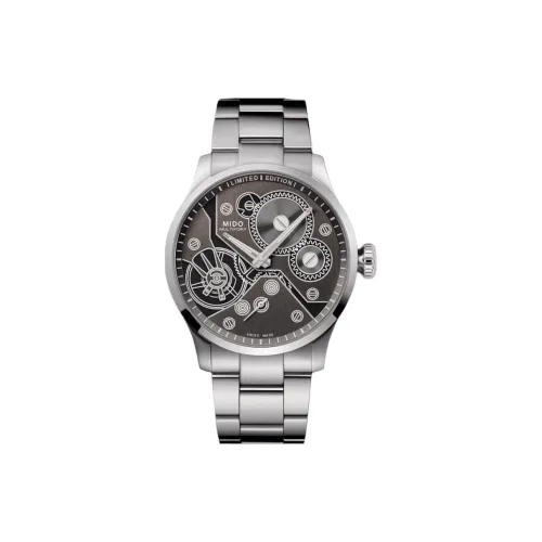 MIDO Rudder Hand Collection Мужские часы Механизм с ручным заводом Циферблат 44 мм Серый корпус из нержавеющей стали