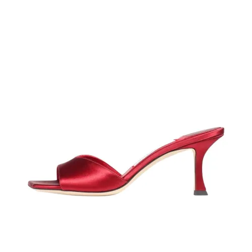 Jimmy Choo Слипоны 7 см Женские Красные