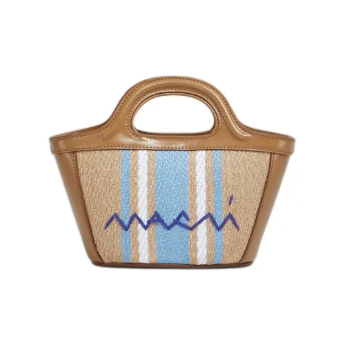 MARNI TROPICALIA Джутовая сумка через плечо сумка женская коричневая