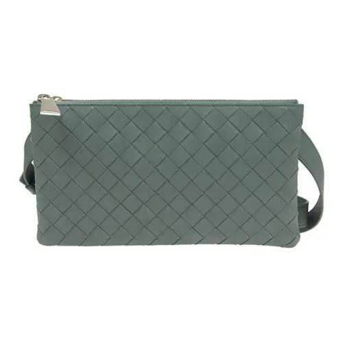 Bottega Veneta Сумка через плечо из коровьей кожи конверт унисекс серый