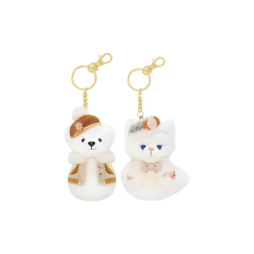 Disney 2024 Winter Snowman Collection Dafelingna BEIER Плюшевая игрушка Кольцо для ключей Кукла Плюшевая Подвеска