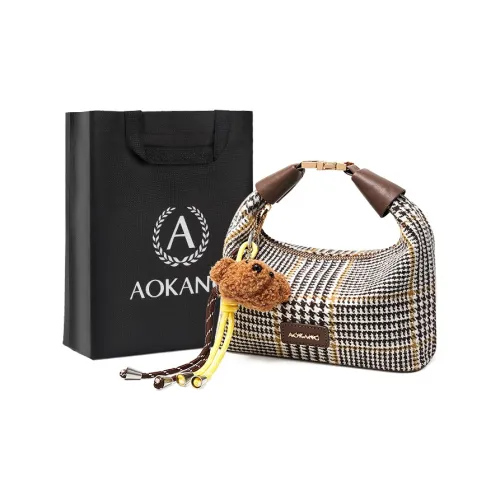 AOKANG Ткань Сумка Пельменная Сумка Сумка через плечо Маленькая Женская Эбеновое дерево Сказочный Зеленый