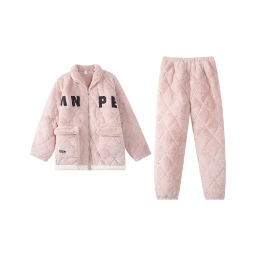 X QINGE Пижамный комплект женский розовый