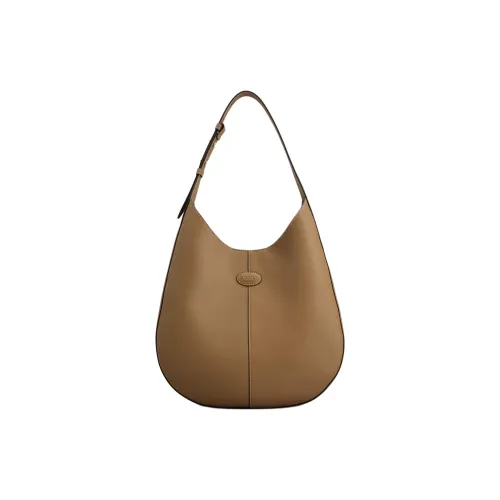 TOD'S DI Телячья кожа Сумка Маленькая Женская Бежевая