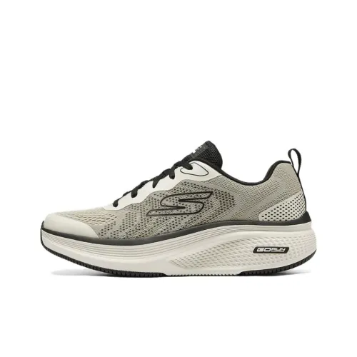 Skechers GO RUN Elevate 2,0 Дышащие Низкие Кроссовки для Бега Мужские Серый Черный