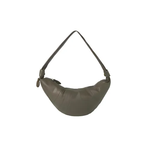 Lemaire Croissant Series Коровья кожа Сумка на плечо Большая Женская Темно-зеленый мох