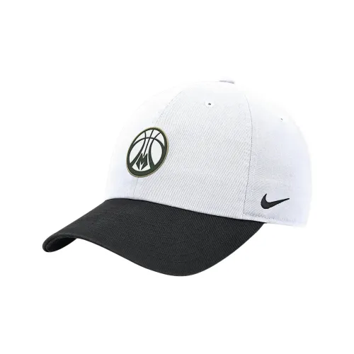 Nike Хлопковые кепки унисекс белые