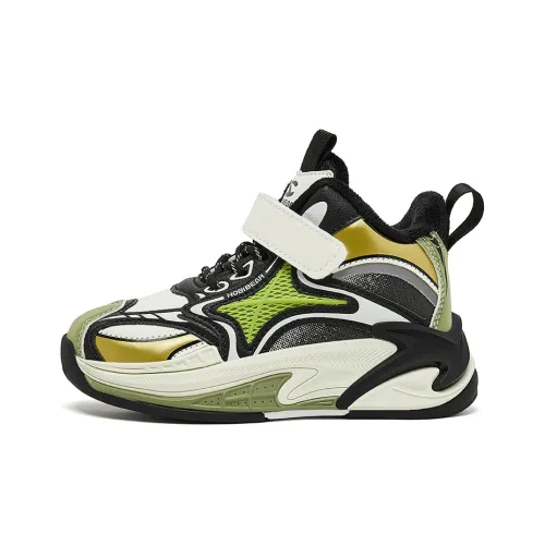 HOBIBEAR Slip-resistant Abrasion-resistant Rebound Waterproof MID Top Children's Basketball Shoes Kids HOBIBEAR Противоскользящий Устойчивый к износу Отскок Водонепроницаемый MID Топ Детские Баскетбольные Кроссовки Детские