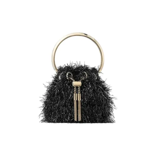 Jimmy Choo Металлическая проволока Через плечо Сумка Мини Женская Черная