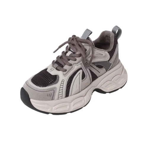 Rongcheng shoe king Масло-подошвенные кроссовки Низкий Топ Серый Женские