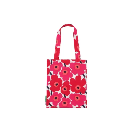 MARIMEKKO Хлопок Тоут Сумка Сумка для покупок Сумка на плечо Женская Красная