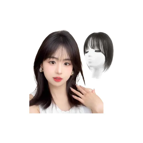 WANWANFENG Корейский стиль Correcting Французский Bangs Парики