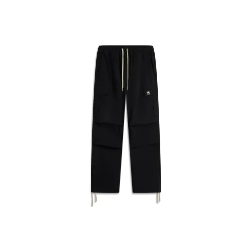 LINING BADFIVE Черные Мужские Вязаные Спортивные Штаны