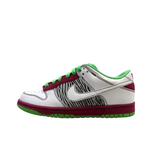 nike Dunk 6,0 Амортизация Износостойкий Низкий Топ Скейтборд Кроссовки Женские Белый Зеленый Фиолетовый