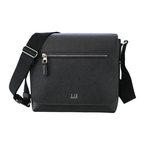 Dunhill GRAIN LEATHER Сумка через плечо маленькая мужская черная сумка на плечо