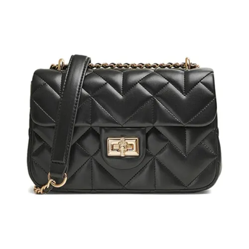 TATA Artificial Leather Crossbody Bag Small Women's Black Ecru TATA Искусственная кожа через плечо сумка маленькая женская черный экрю