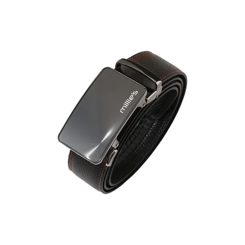 MILLIE'S Ремни из лощеной коровьей кожи Мужской ширина 3,5 см