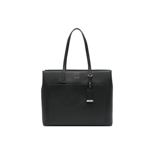 Calvin Klein ПУ (полиуретан) Тоут Сумка Сумка для покупок Сумка на плечо Женская Черная