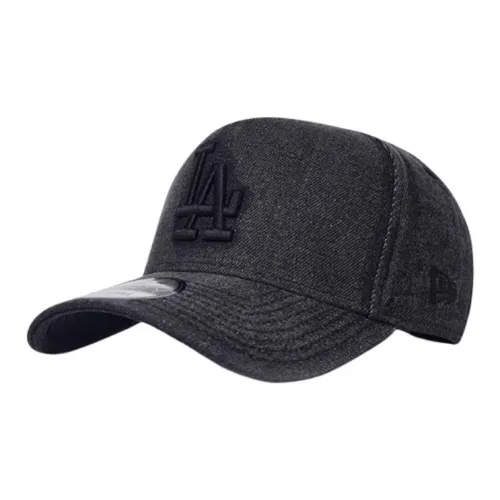 New Era Хлопковые кепки унисекс черные