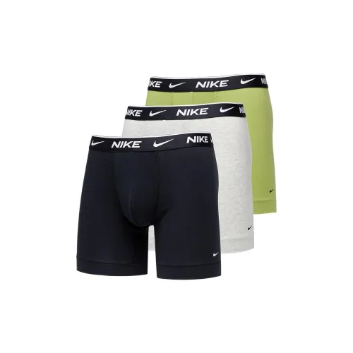Nike Clothing 3 упаковки Мужские боксер-шорты Черный + Серый + Зеленый