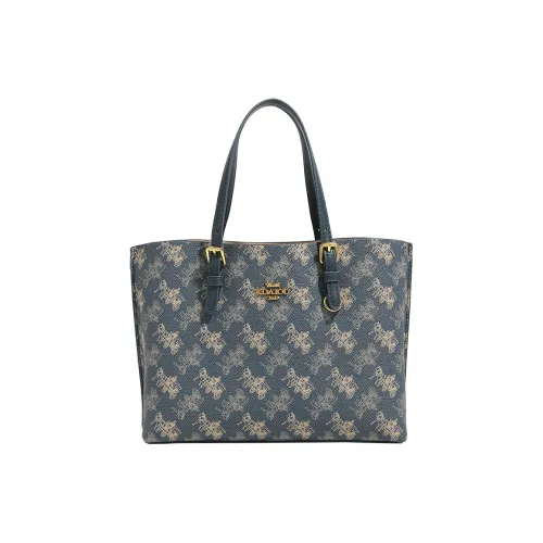 H YXIANG Коровья кожа Сумка через плечо Женская Синяя