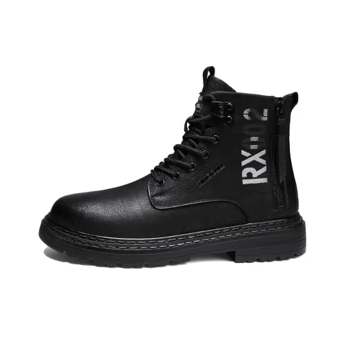 XIMO BULL Короткий Мартин Ботин Мужской Черный