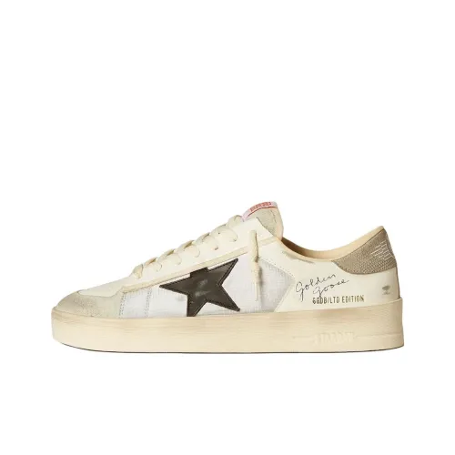 Golden Goose Stardan Low Топ Скейтборд Кроссовки Мужские Белые