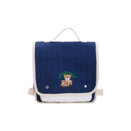 TINYAT Nylon Stylish Шов Рюкзак Обычный Унисекс Белый Синий