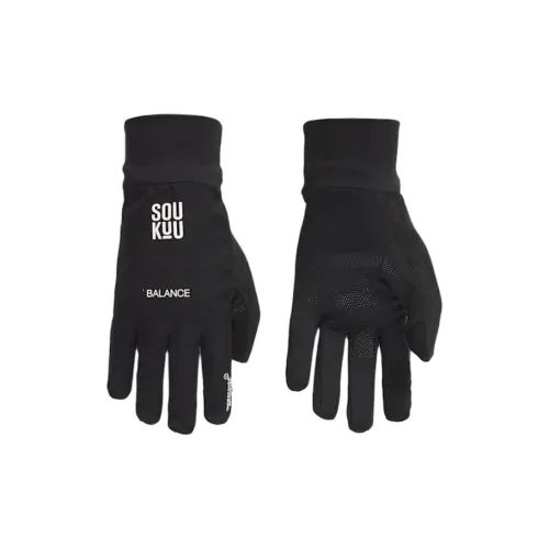 THE NORTH FACE Переработанный полиэстер полиэстер эластан Спортивные перчатки Унисекс Черный