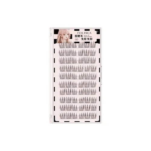 FEILINKA Ace Улучшенный Нет Клей Искусственные ресницы Один кластер EFFORTLESS Trilogy