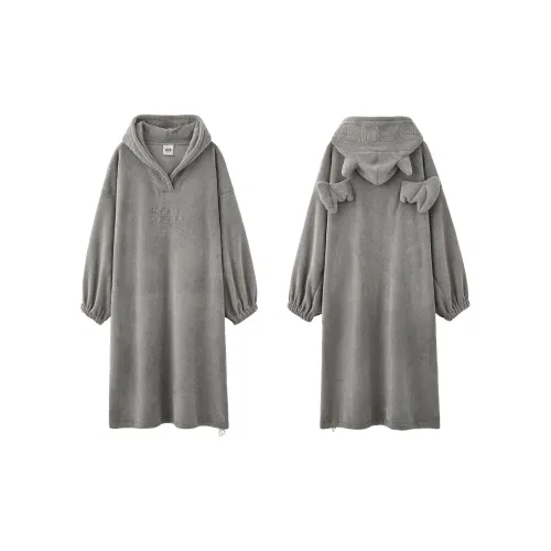 Jovini Серый Женские Банные Халаты