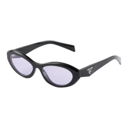 PRADA Ацетат Кошачий глаз Солнцезащитные очки Женские Черный