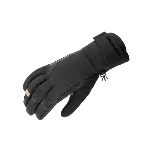 SALOMON Полиамид Спортивные Перчатки Унисекс Темно-Черный