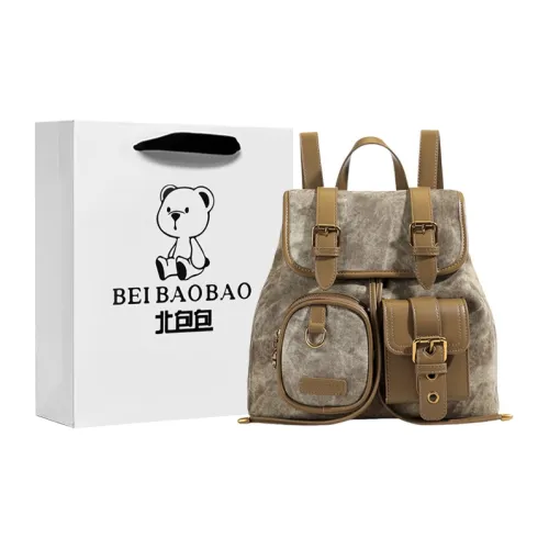 North Pack ПУ (полиуретан) Рюкзак Женские Хаки Зеленый