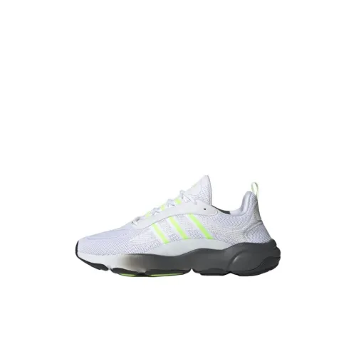 Adidas Originals Haiwee Slip-Resistant Abrasion-Resistant Low Top Kids Lifestyle Shoes White Signal Green Black Infant Adidas Originals Haiwee Slip-Resistant Abrasion-Resistant Низкие Кеды для Детей Lifestyle Белый Signal Зеленый Черный Малыш