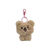 Счастливый медвежонок - розовый крючок