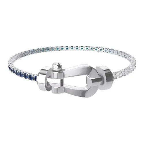 FRED 18К Белое золото Браслеты Мужской Серебряный