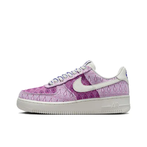 Nike Air Force 1 Slip Resistant Abrasion Resistant Низкие Кроссовки для скейтбординга Женские Розовые