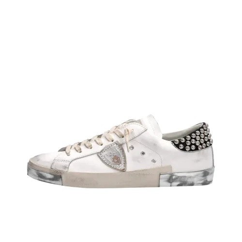 PHILIPPE MODEL Prsx Tennis Скейтборд Кроссовки Низкие Белые Черные Мужские