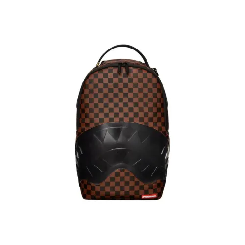 SPRAYGROUND Поливинилхлорид Рюкзак Унисекс Коричневый и Черный