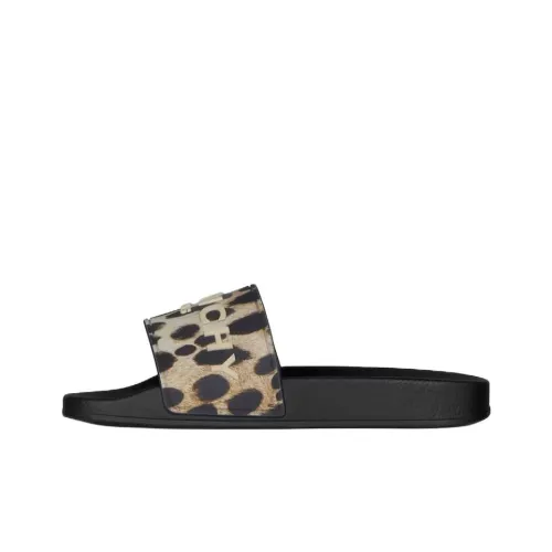 Givenchy Резина Slide Женские Черные