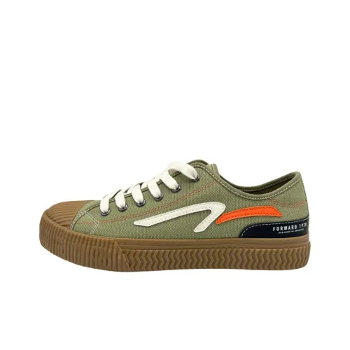 QIANJIN Low-Top Canvas Shoes Армейский зеленый Мужской